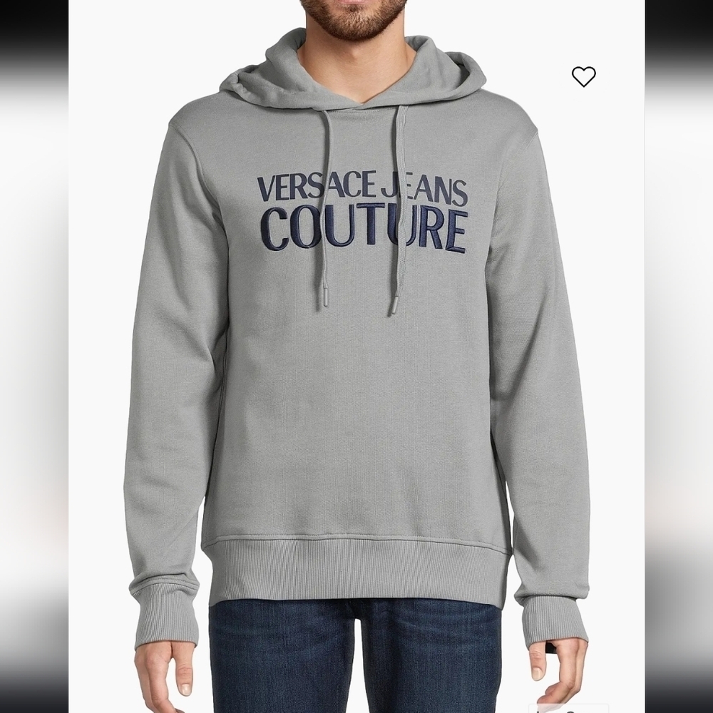 NWT Versace Jeans Collection Gray Hoodie